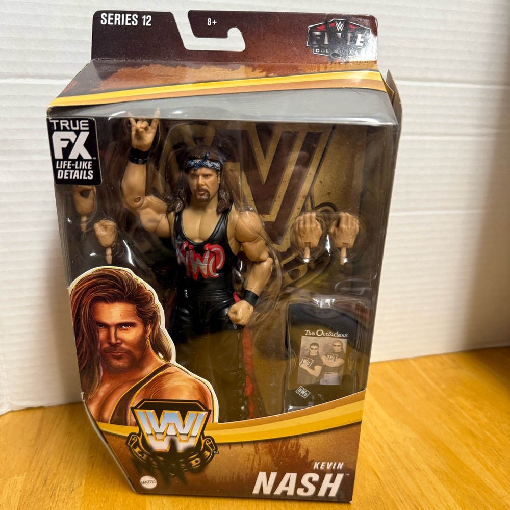 WWE Elite Series 12 Kevin Nash Action Figure - Black and Gold